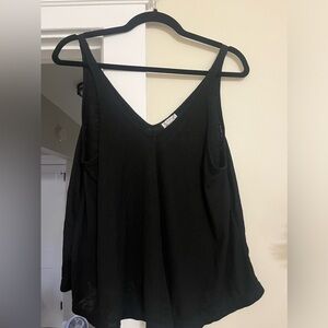 Free people black tank top